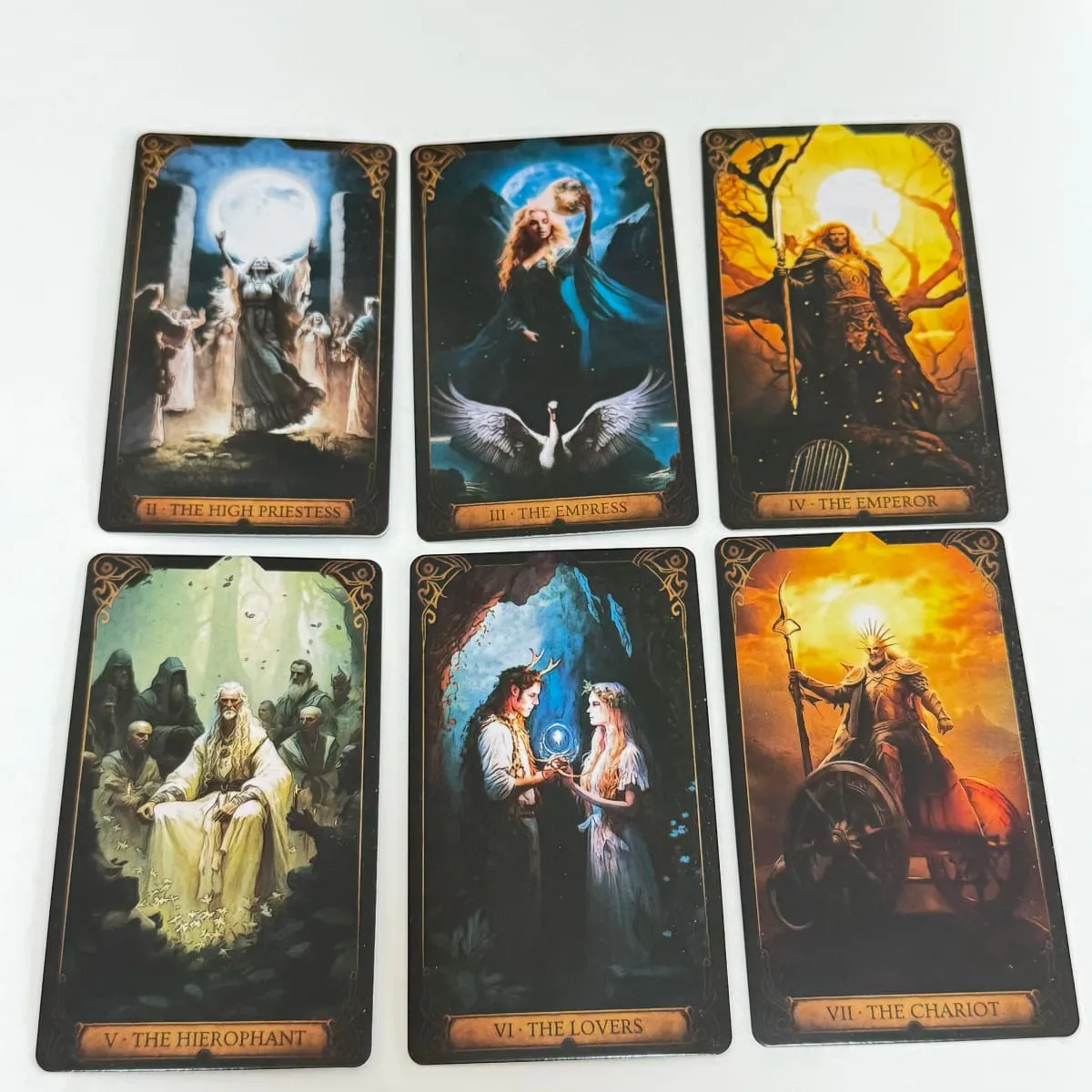 Druidic Tarot Cards 78 τμχ Αγγλική έκδοση Mysterious Divination Tarot Deck Επιτραπέζιο παιχνίδι
