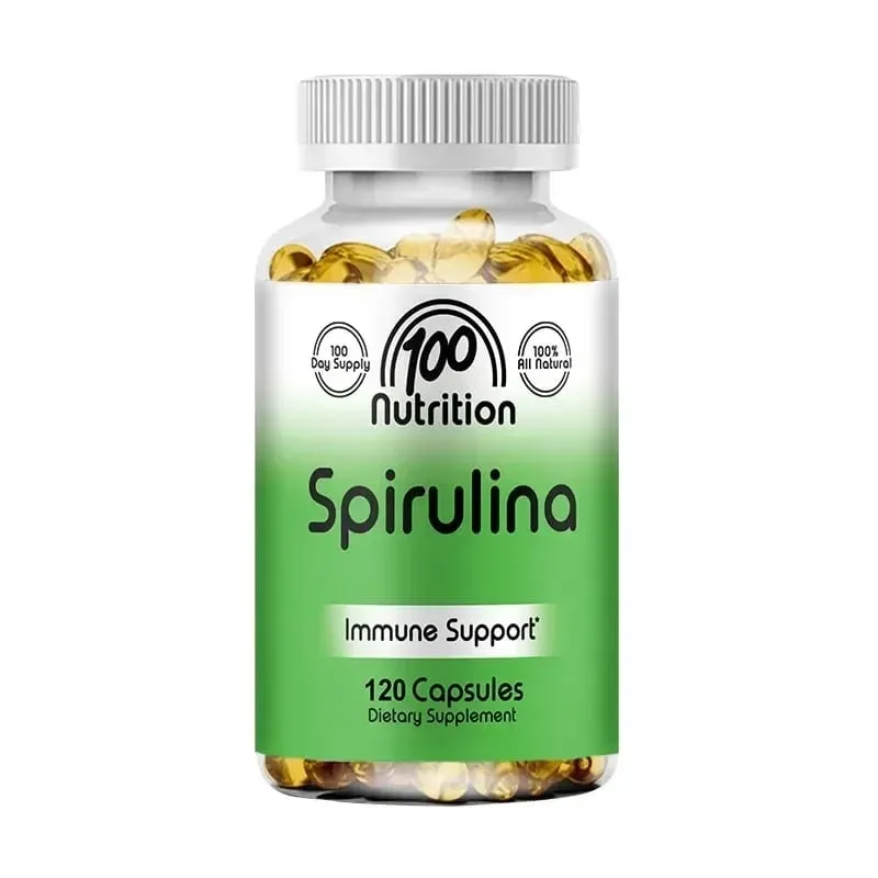 Organic Spirulina 2000 Mg Supplement - Tumutulong sa Detoxification Immune System Cardiovascular Antioxidants B Vitamins