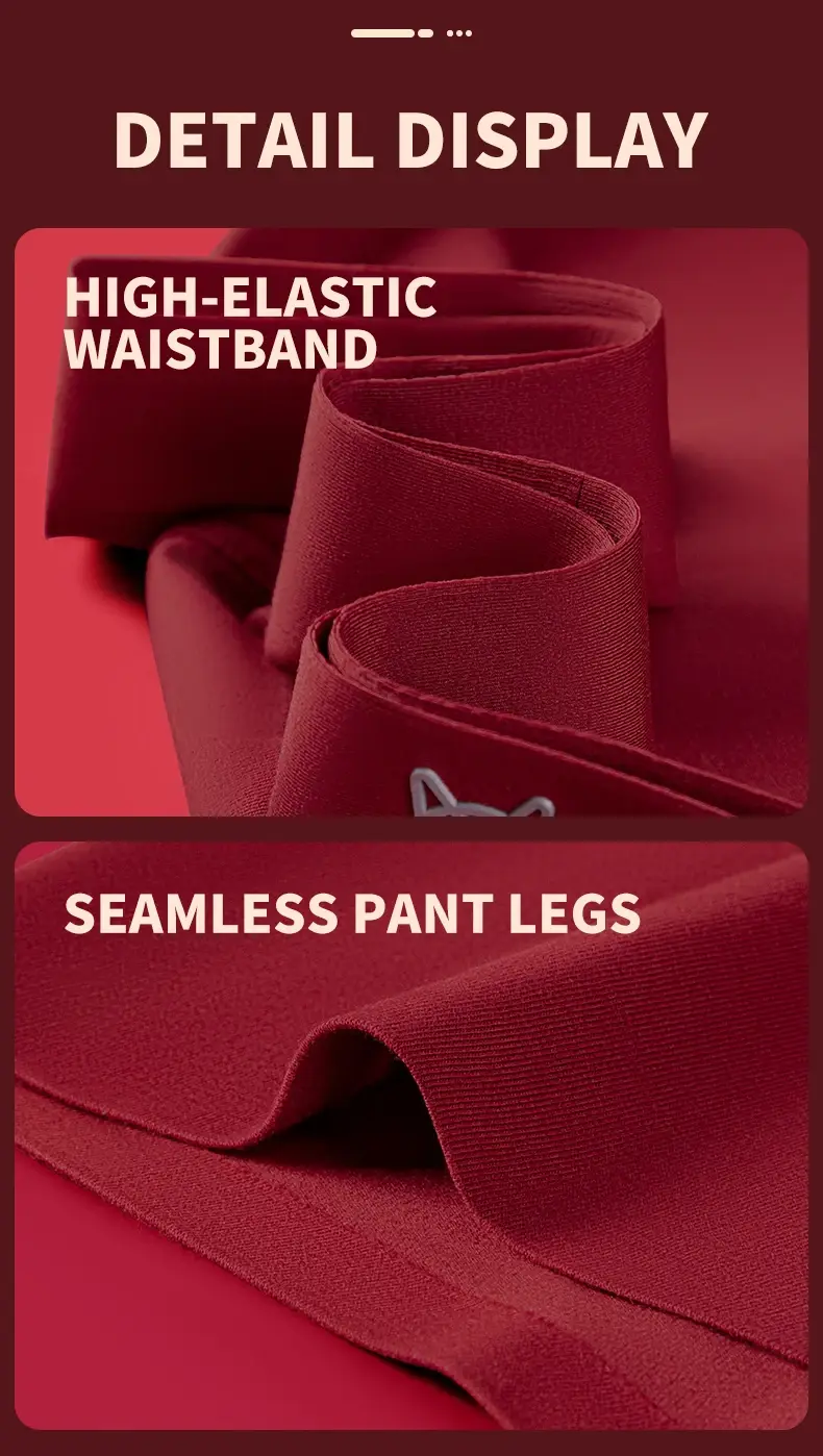 MiiOW 3Pcs Autumn Winter Cotton Men Underwear Lucky Red Men's Panties 7A Antibacterial Men Underpants Breathable Man Boxershorts