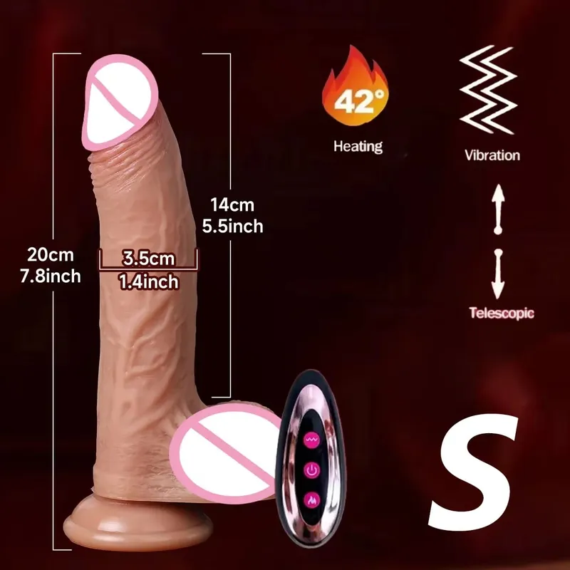 Valósághű vibrátor, tolóerős pénisz nyelv nyalogatása klitorisz dupla behatolású anális szexgép gyors orgazmus nőknek szexjáték