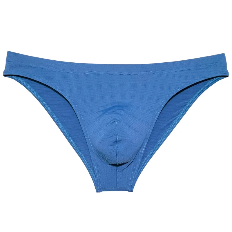 Ultrathin Briefs Men's Underwear Enhancing Pouch Male Bikini Low Rise Underpants Summmer Single Layer Everyday Comfort