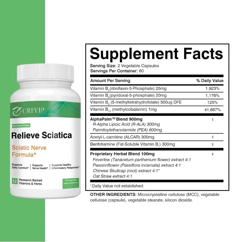Sciatic Nerve Health Support - Improves Flexibility Strengthens Muscle and Endurance — image 3