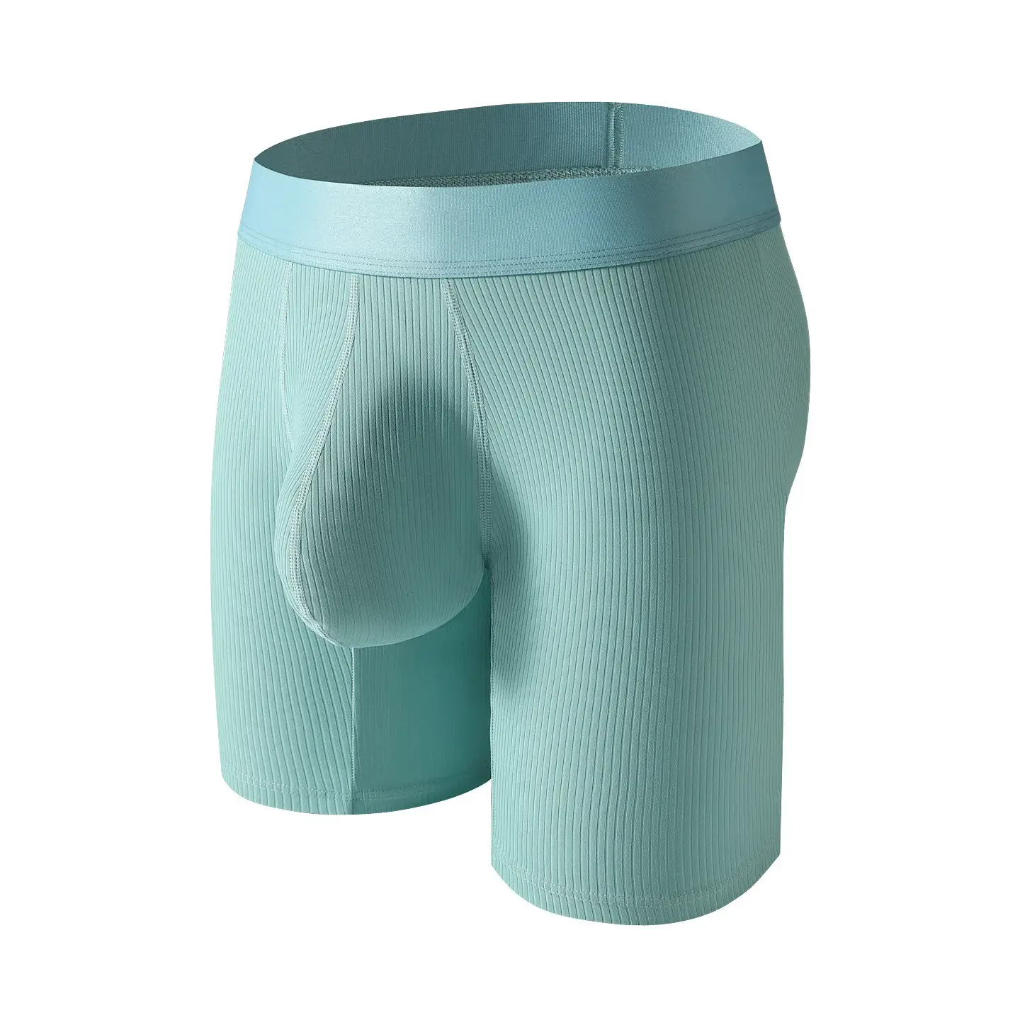 Mens Underwear Boxer Shorts Hombre Soft Nylon Panites Man Breathable U Convex Pouch Extended Underpant Male Trunks Cueca L-XXL