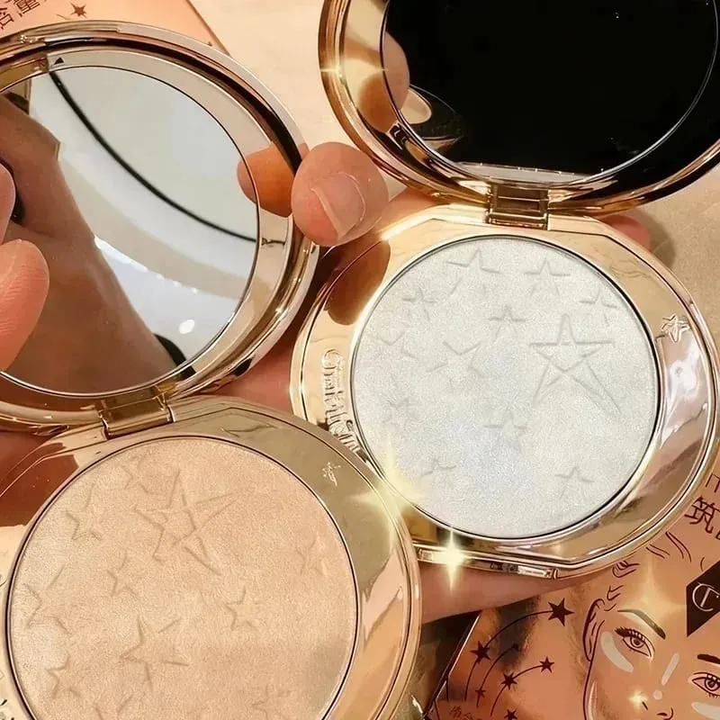 Νέο Charlotte Tilbury Two Color σε σχήμα καρδιάς Powder Blusher Setting Spray Oil Control Powder Blusher Air Cushion Pen Cosmetic