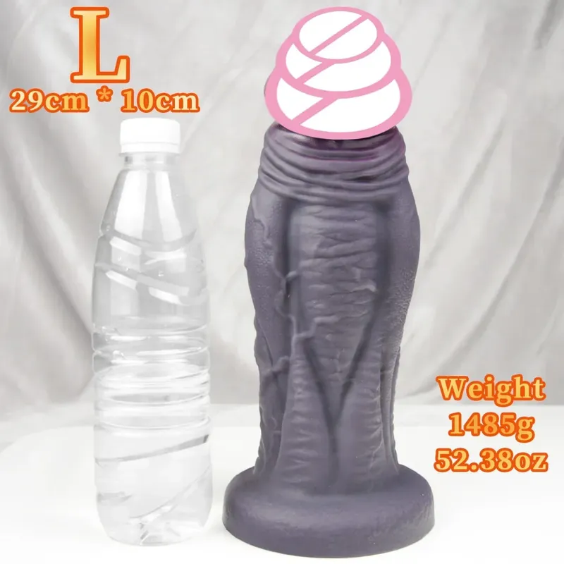 Big Soft Dildo Super Soft Silicone Large Penis with Suction Cup Flexible G-spot sex toys For Women men Lesbian