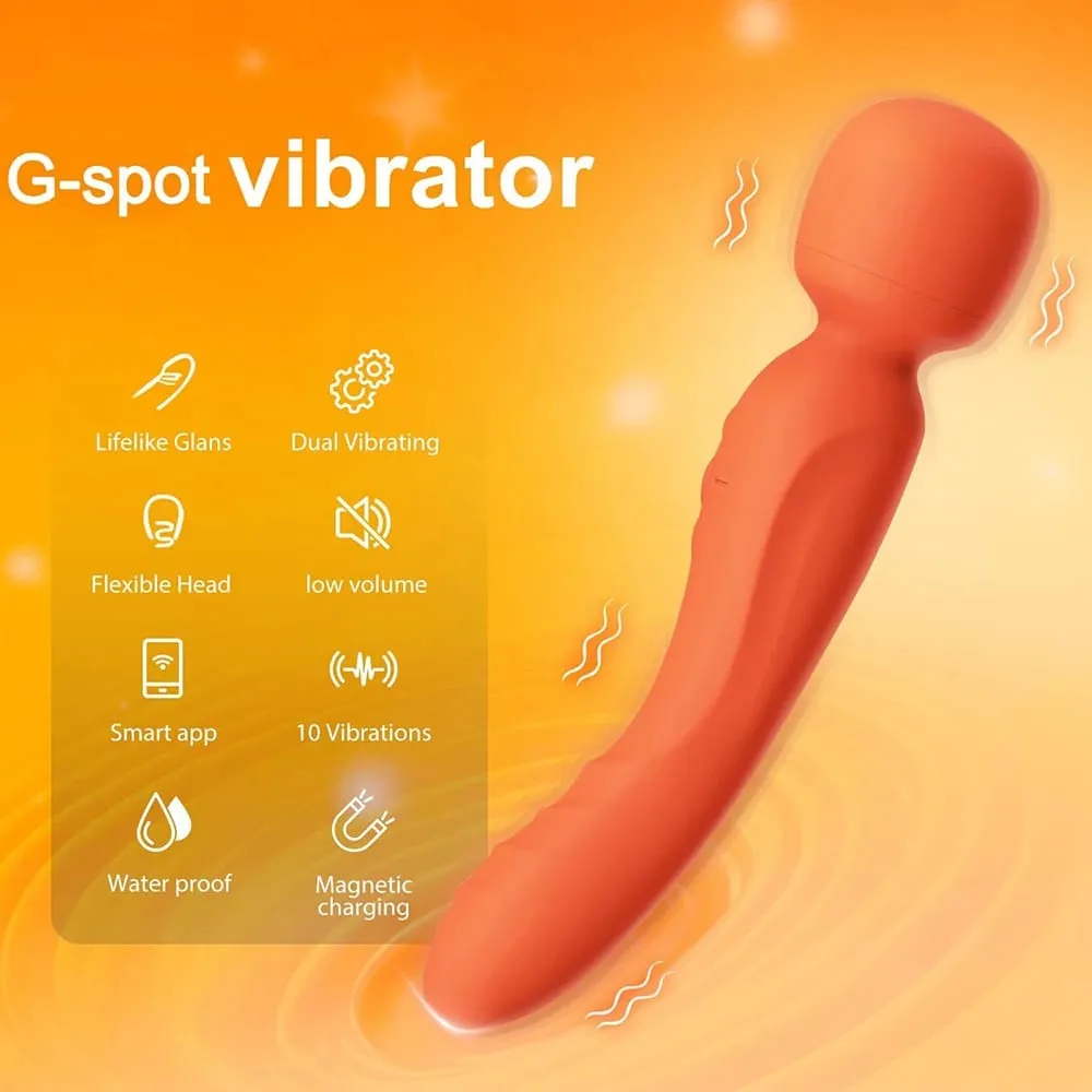 Smart APP Wireless Remote AV Magic Wand Vibrator Powerful G Spot Clit Stimulator Sex Toy Women USB Rechargeable Waterproof Adult