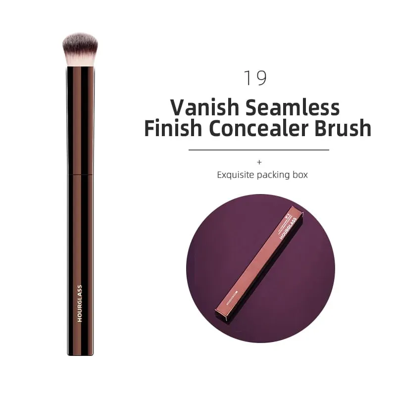 Hourglass Makeup Brush Lahat ng Uri ng Eyeshadow Foundation Concealer Powder Bronzer Blusher Eyeliner Retractable Professional Brushes