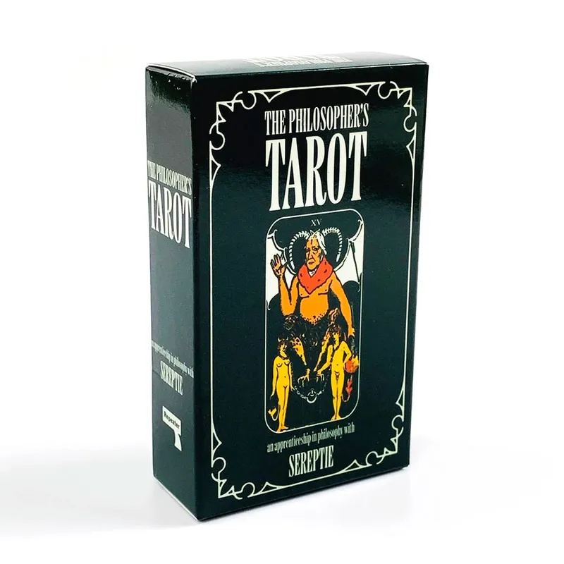 Bago The Philosopher's Tarot Deck 78 Cards English Version Fate Prediction Spiritual Divination Table Game para sa Tarot Beginners