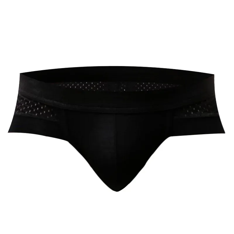 Solid color Sexy Mesh Leisure Motion Boys' Underwear Low-waisted No trace Quick Drying Fashion Cool and Refreshing Underpants