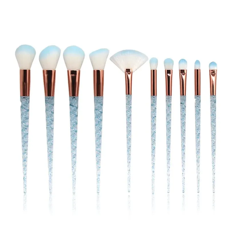 10pcs Makeup Brushes Set Soft Hair Foundation Brush Powder Blush Contour Eyeshadow Eyeshadow Women Cosmetic Blending Make Up Tools — image 7