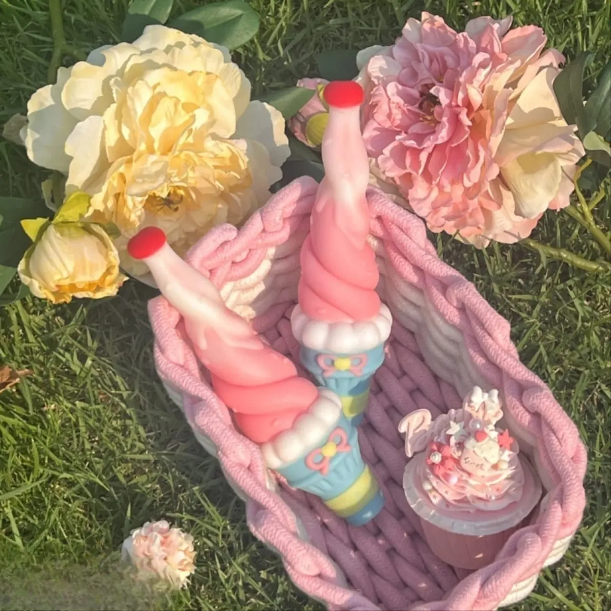 Ice Cream Candy Dildos Κολπικό μασάζ με σημείο G Clitoris Διεγέρτης πρωκτικού βύσματος Masturbator μεγάλο πέος Παιχνίδια σεξ για ενήλικες για γυναίκες άνδρες