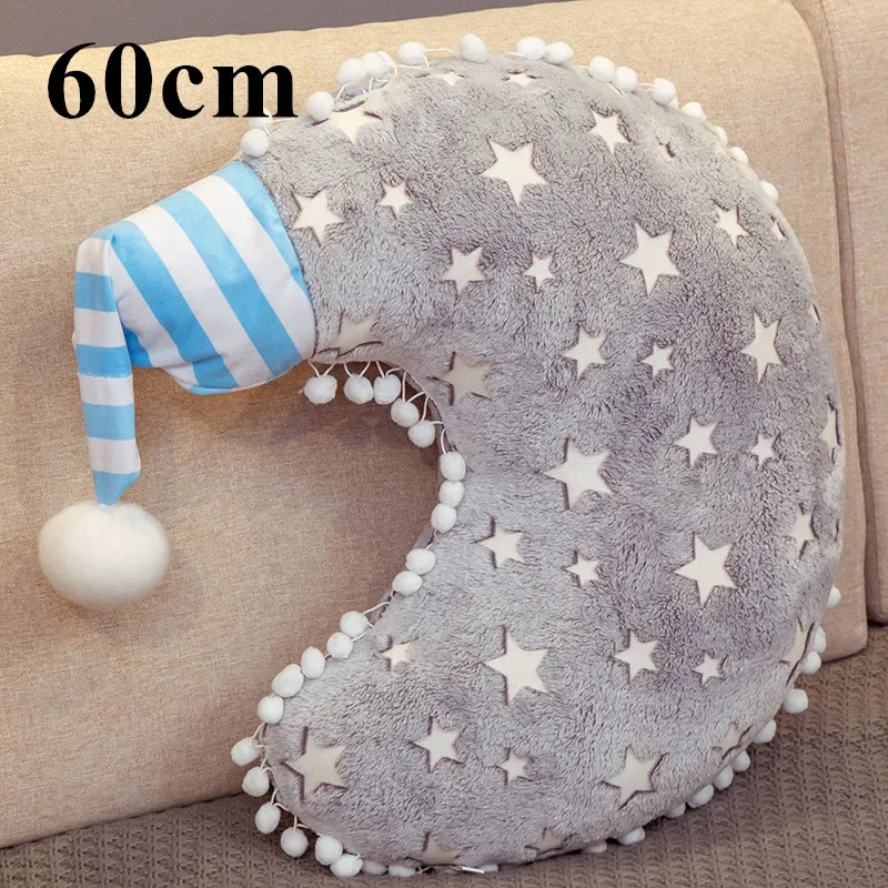 INS Plush Sky Series Luminous Cloud Moon Star Pillow Μαλακό μαξιλάρι Kawaii Γεμιστά Λούτρινα Παιχνίδια για Παιδιά Δώρο για παιδιά παιδικά παιχνίδια για κορίτσια