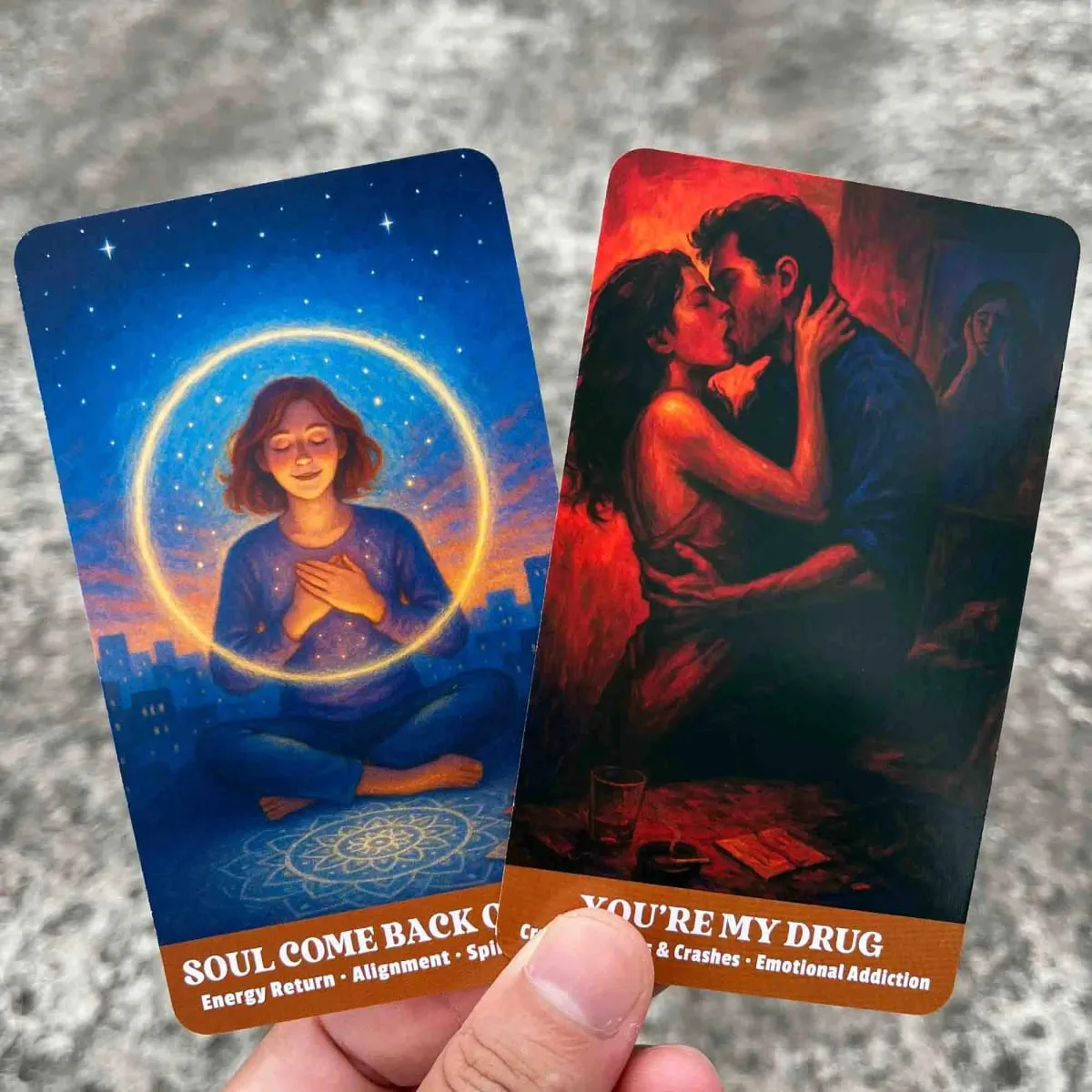 Messy Truth Card 54 Deck 13x8 Cm Tarot Divination Game para sa Edad 14+ Tuklasin ang Iyong Landas sa Pagtagumpayan ng mga Hamon sa Mga Card Game