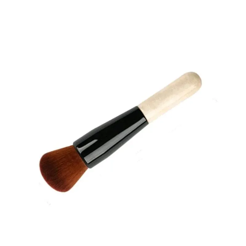Luxury Champagne Makeup Brushes Flat Top Foundation Brush Malaking Face Brush Repair Brush Contour Brush para sa Liquid Cream Powder