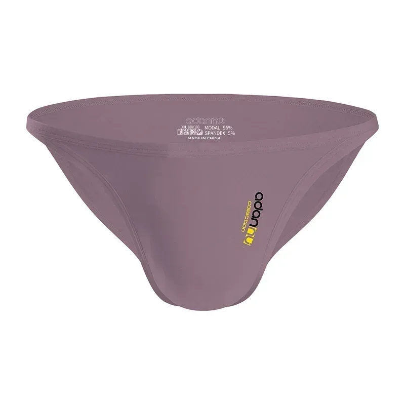 Men Modal Low‑Rise Briefs Sexy Solid Color Simple Triangle Underwear Sports Breathable Comfortable Male Panties