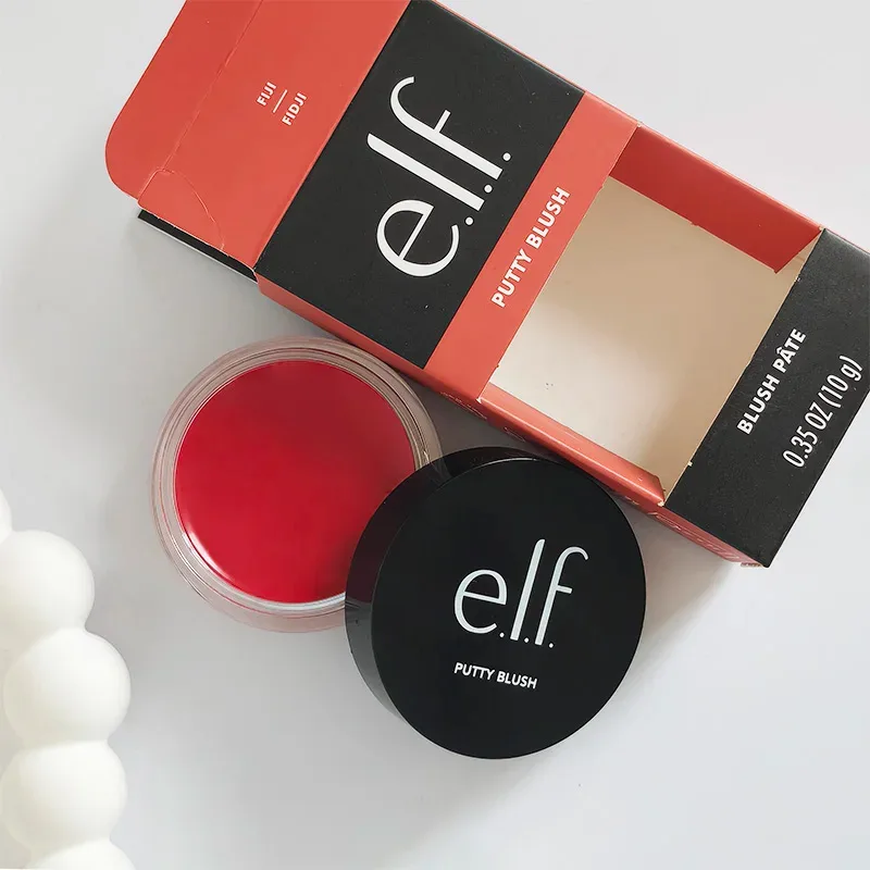 Hot Sale New Elf Bubblegum-Cherry Mango-Watermelon Lasting Moisturizer Lip Gloss Lip Balm & 8 Colors Cream Blush Brand Cosmetics