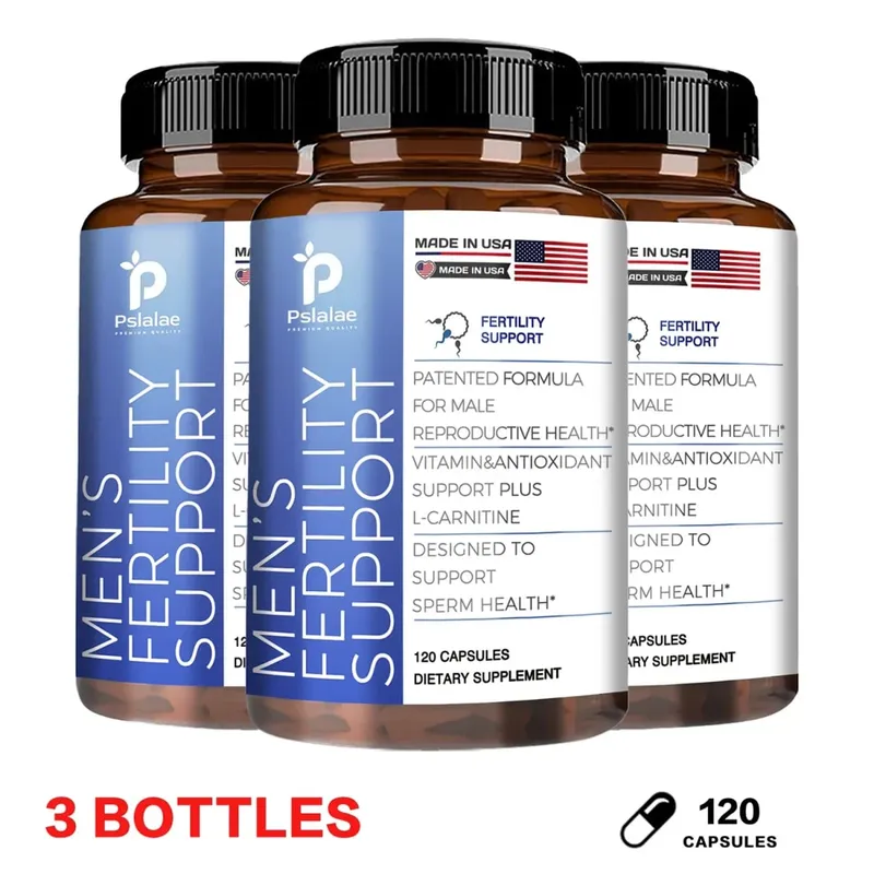 Fertility Capsules for Men Increase Sperm Quality Vitality Sperm Motility Count Booster Support Supplement