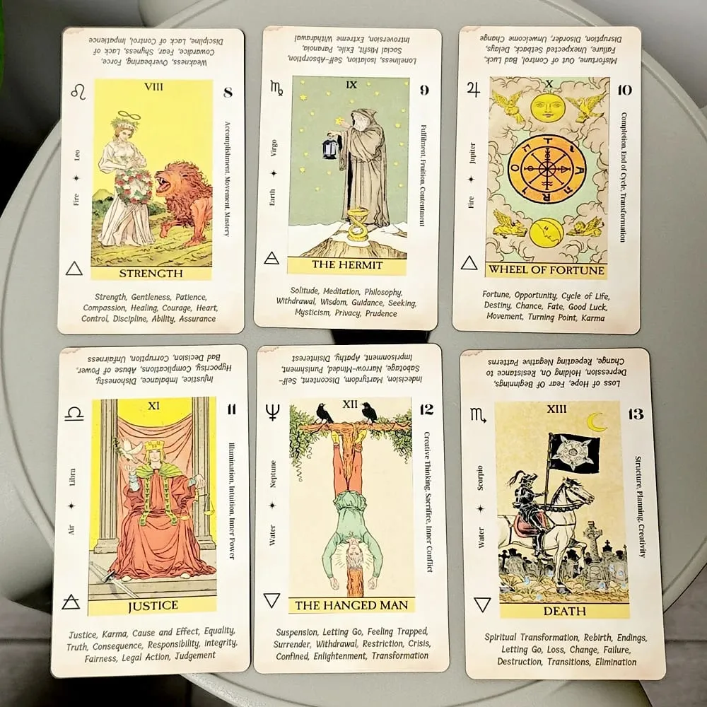 Before Tarot Deck 78 Pcs Tarot Cards 10.3*6cm One Moment Before with Keywords
