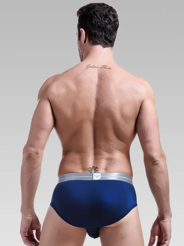 Modal capsule lift U convex men's underwear bullet separate ice silk capsule pouch briefs