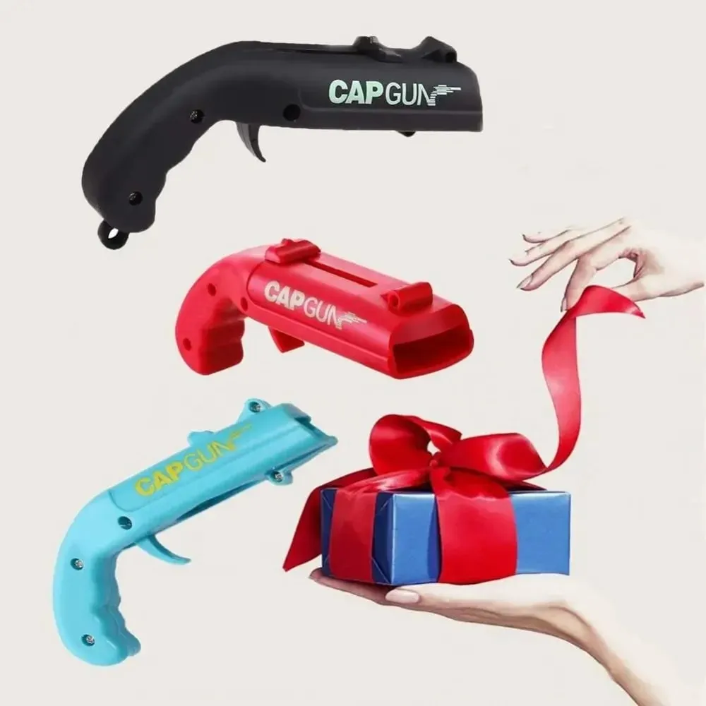 Φορητό Creative Cap Gun Flying Cap Launcher Ανοιχτήρι μπουκαλιών μπύρας καινοτομία Διασκεδαστικό εργαλείο ανοιχτήρι ποτών Αξεσουάρ δώρου για πάρτι κουζίνας