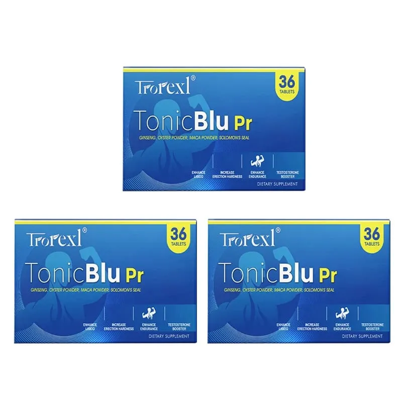 Trorexl-TonicBlu Pro - Blue Pill for Rock-Hard Energy Volume Booster Natural Oyster Ginseng for Best Benefits