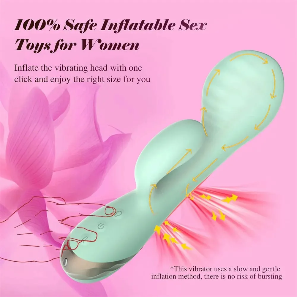 Φουσκωτό διογκώσιμο μασάζ G-Spot Vibrator Clitoris Stimulator Σεξουαλικά παιχνίδια για ενήλικες για γυναίκες Σεξουαλική ευεξία Γυναικείο αυνανισμό