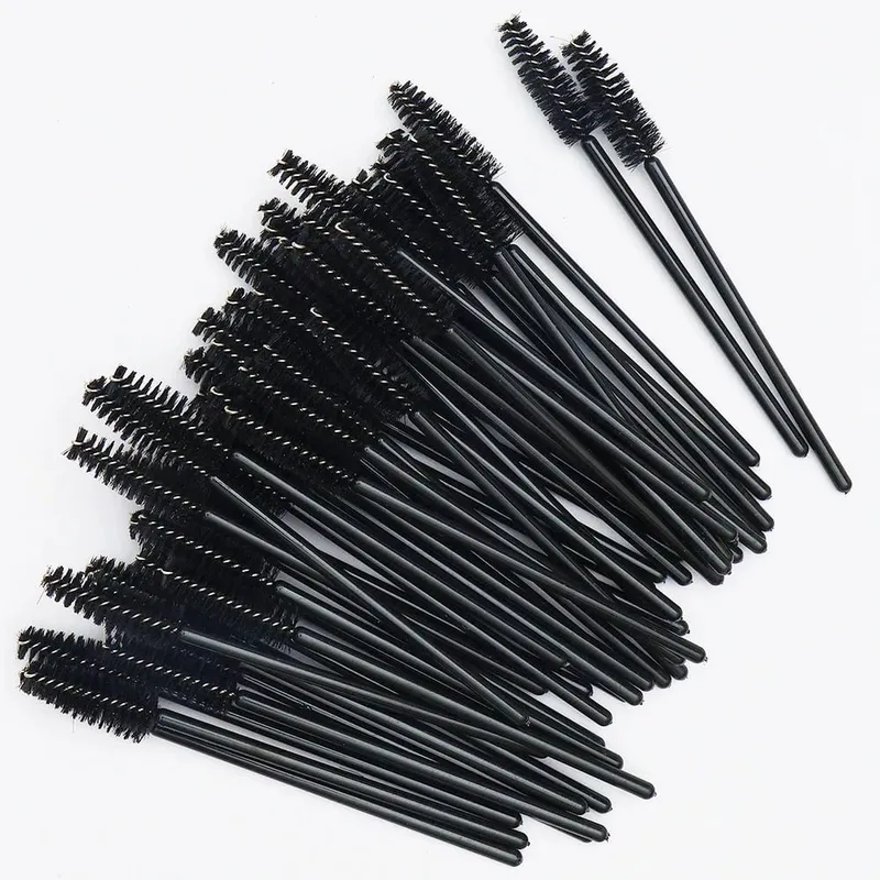 50Pcs Crystal Eyelashes Brush Comb Disposable Eye Lashes Extension Mascara Wands Makeup Professional Makeup Beauty Tool — image 11