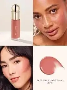 Rare Beauty Easy to Apply Highlighter Eyeshadow Palette Blush Hydrating Brightening Blush πουρέ πατάτας Ενισχύει τις λεπτομέρειες του προσώπου