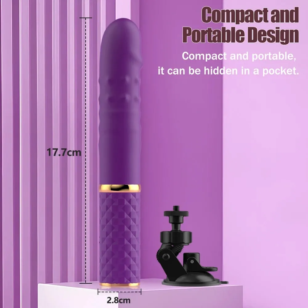 דחיפה אוטומטית G Spot דילדו מכונות סקס כוס יניקה ויברטור 10 דחפים מצב דגדגן נרתיק גירוי אנאלי צעצועים למבוגרים — image 3