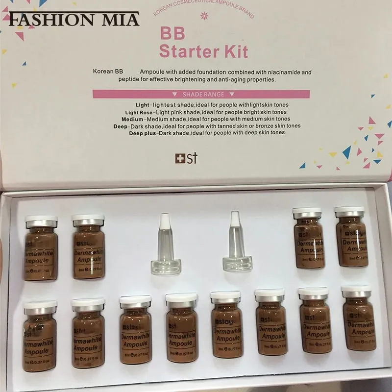 קוריאה 8 מ"ל BB Cream ערכת התחלה למתחילים Niacinamide/Peptide סלמון DNA Essence לחות טיפוח עור הפנים — image 25