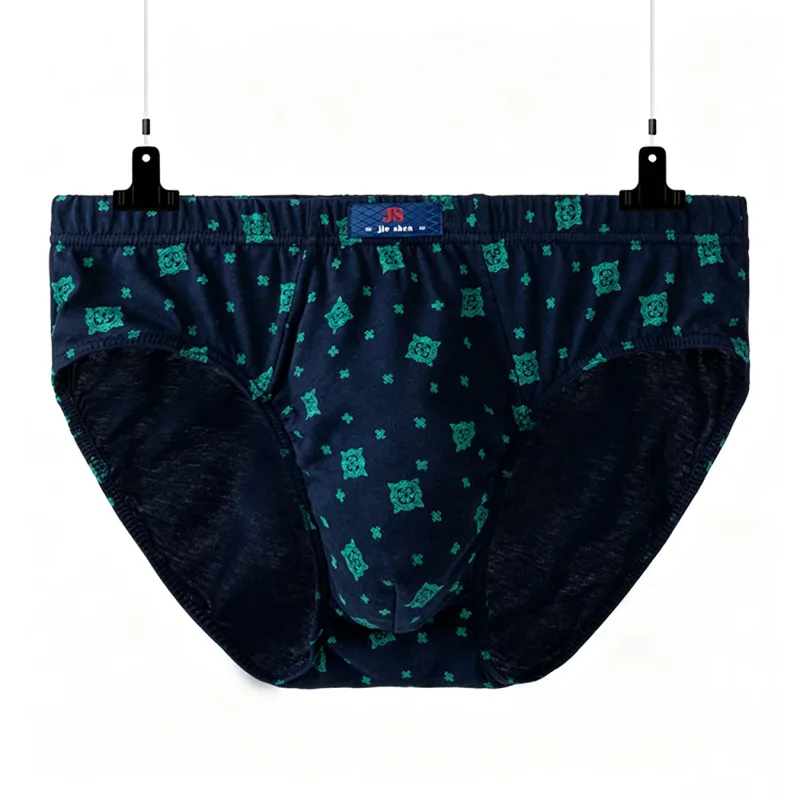 5 Pieces/lot Men's 100% Cotton Breathable Briefs Plus Size Men Underwear Breathable Comfortable Men Underpant Lingerie Panties