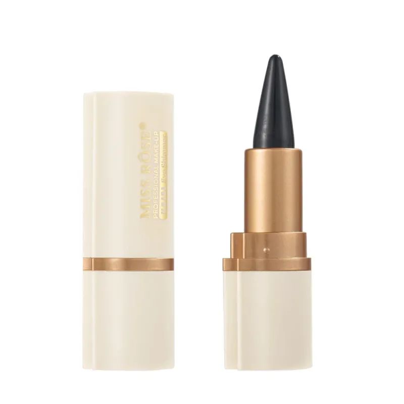 Εργαλείο μακιγιάζ με αναδιπλούμενο gel eyeliner μολύβι αδιάβροχο μακράς διαρκείας, απαλό μαύρο μολύβι ματιών