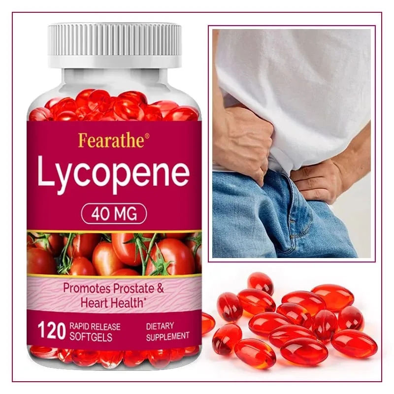 Premium Lycopene 40mg Συμπλήρωμα Διατροφής για Προστάτη Αντιοξειδωτικό Καρδιά Δέρμα & Ανοσοποιητική Υγεία Non-GMO 30/60/120 Softgels — image 2