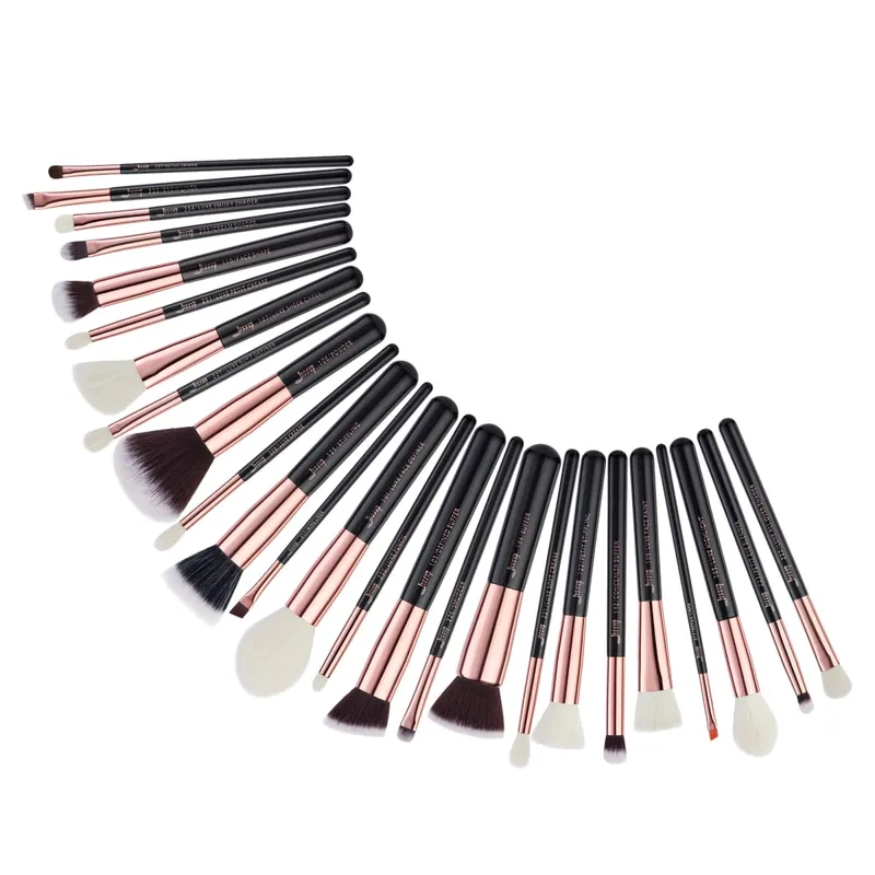 Jessup Professional Makeup Brushes Set 25pcs Natural-Synthetic Foundation Powder Pangkulay sa Mata Make up Brush Blushes Black T155