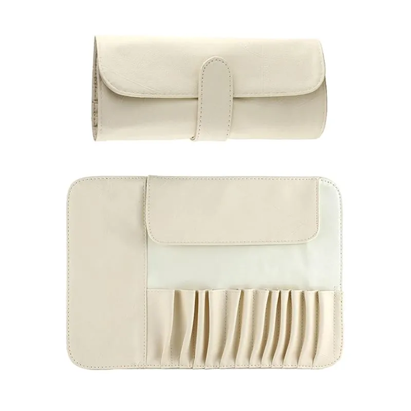 12/14/18 Hole Makeup Brush Bag Functional Travel Cosmetics Case Make Up Brushes Protektor Rolling Pouch Tool