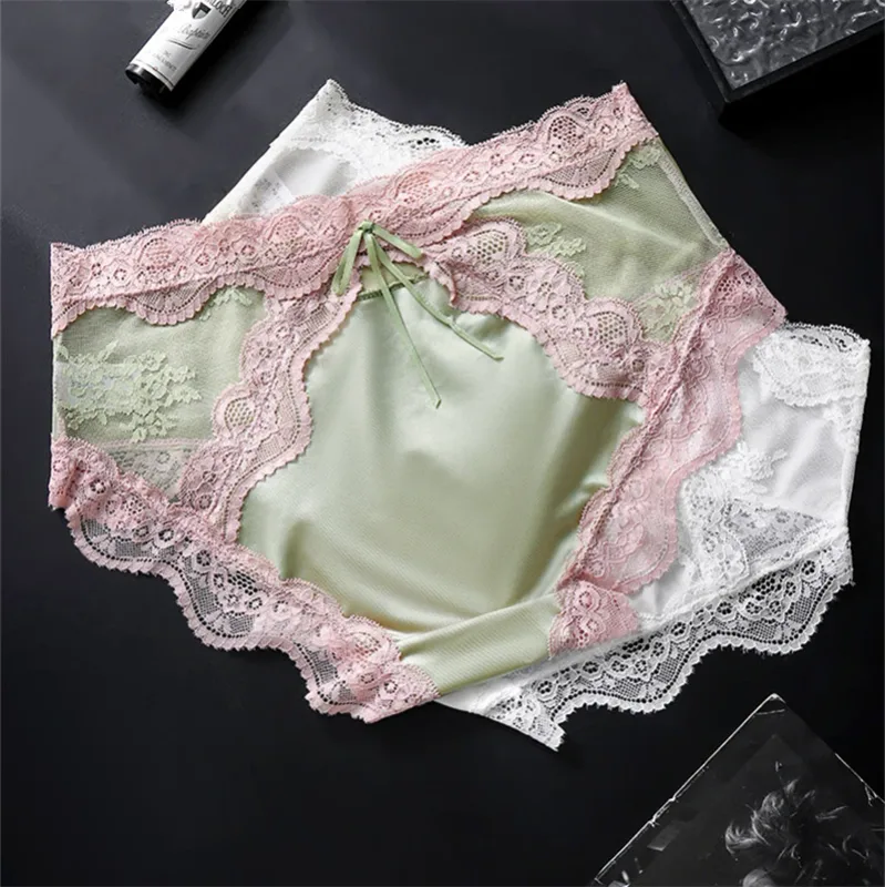adults 18 plus Satin Sexy men's underwea lace 3D pocket cuecas masculino bow calzoncillos hombre elasticity sexys shopping tøy