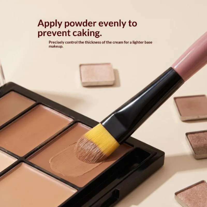 1/3 Buah Kuas Concealer Foundation Ultra-tipis Kuas Rias Wajah Kuas Kontur Alat Rias Wajah — image 5