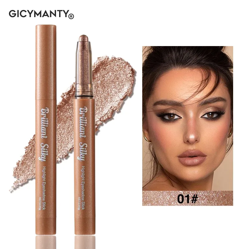 Sparkle Eyeshadow Stick Highlight Eye Pencil Shimmer Pearl μακράς διαρκείας αδιάβροχο πολλαπλών χρήσεων Μακιγιάζ ματιών Beauty