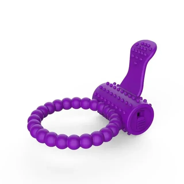 Cock Ring Vibrator Vibrating Rings Clitoral Stimulator Penis Erect Erection Enhance Sex Ability Product Sex Toys for Men