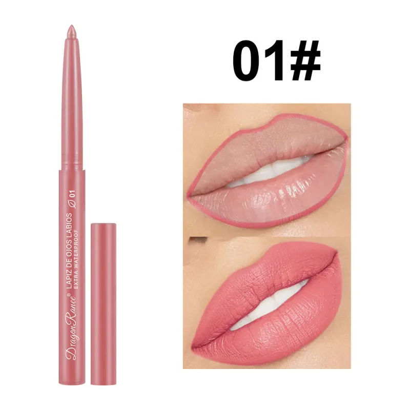 Lip Liner Αδιάβροχο μακράς διαρκείας Hook Line Lip Pencil Matte Beginner Automatic Lip Liner Bean Ενυδατικό Αντικολλητικό Cup Lips