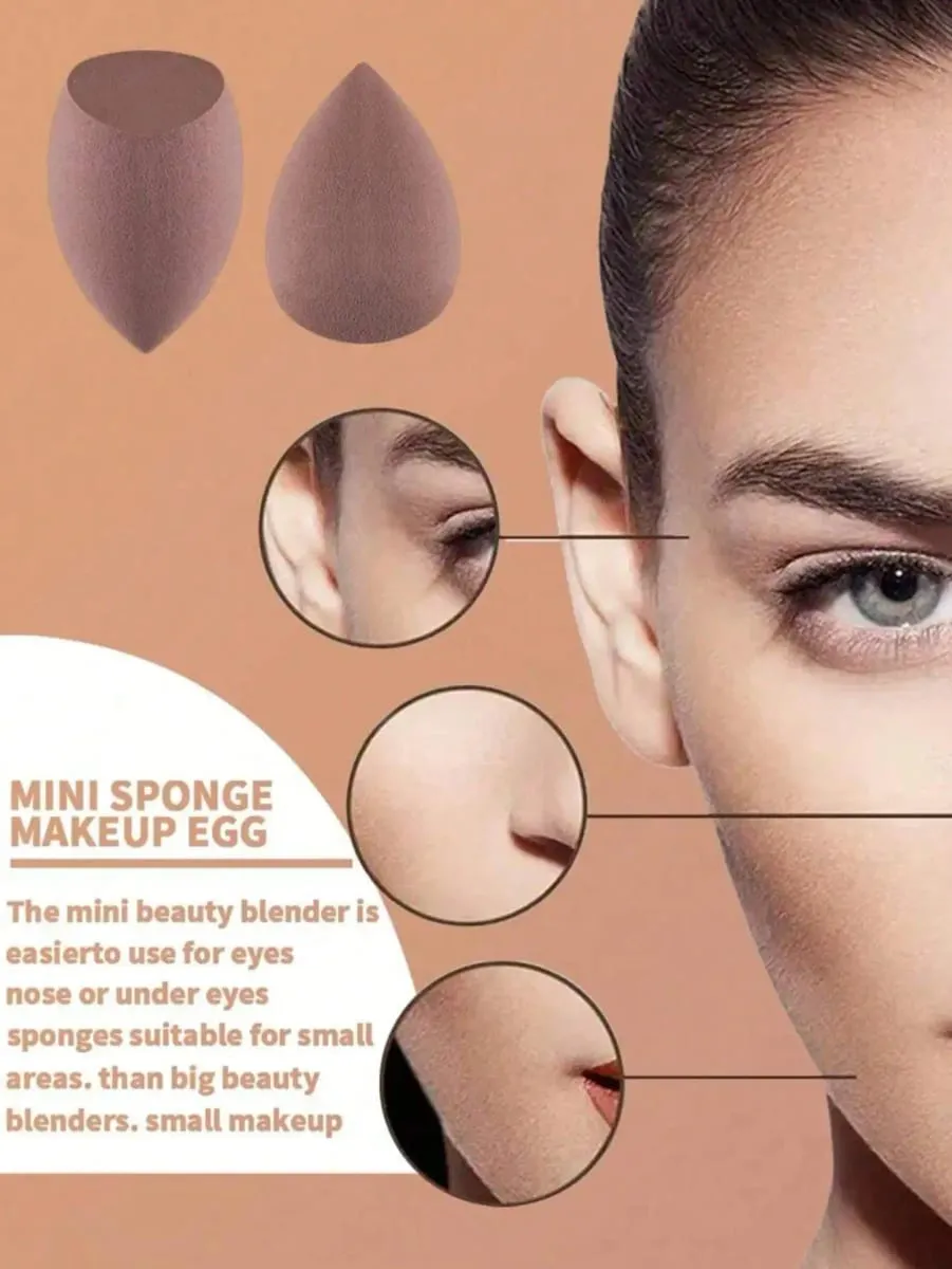 15Pcs Makeup Brushes Set Malambot Mukha Eye Cosmetic Brushes May Beauty Sponge Powder Puff Kumpletong Makeup Tool Kit