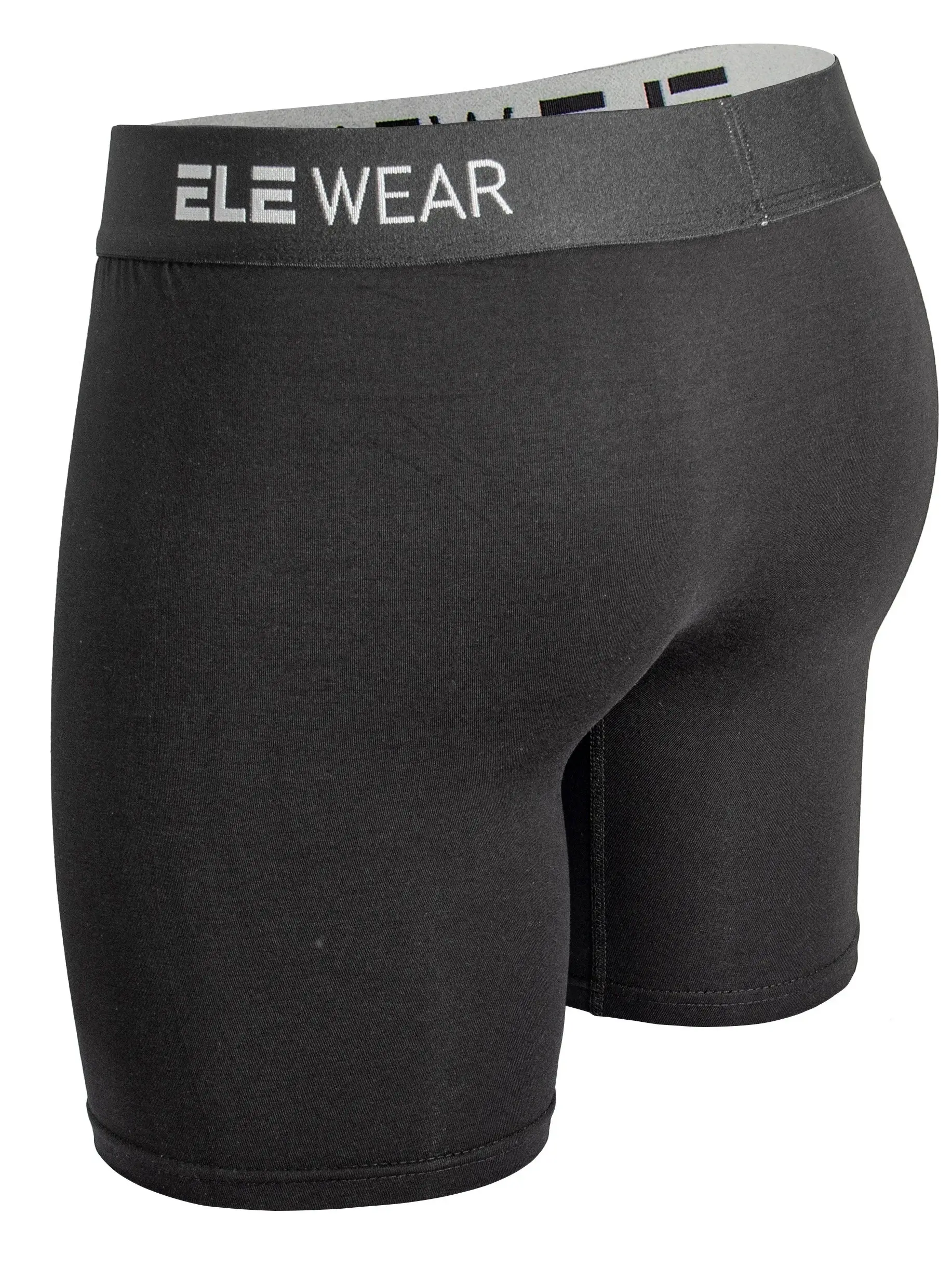 3pcs Bamboo Men's Underwear Long Sports Underwear, Moisture-Wicking, Boxer Briefs For Men
