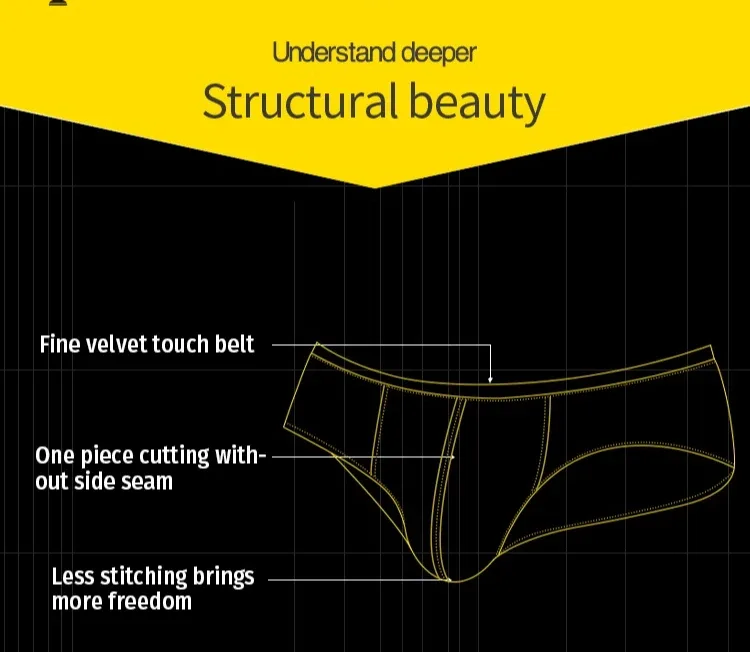 2PCS Low Rise Comfort Men Cotton Briefs Pink Soft Fabric Wide Waistband 3D Support Pouch Moisture Friendly Mens Underwear