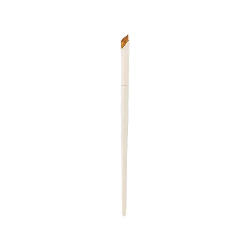 Αναβάθμιση Blade Eyeliner Brush Πινέλο με λεπτή λεπτή γωνία επίπεδη βούρτσα φρυδιών κάτω από τα μάτια Πινέλα μακιγιάζ ακριβής λεπτομέρεια λευκό