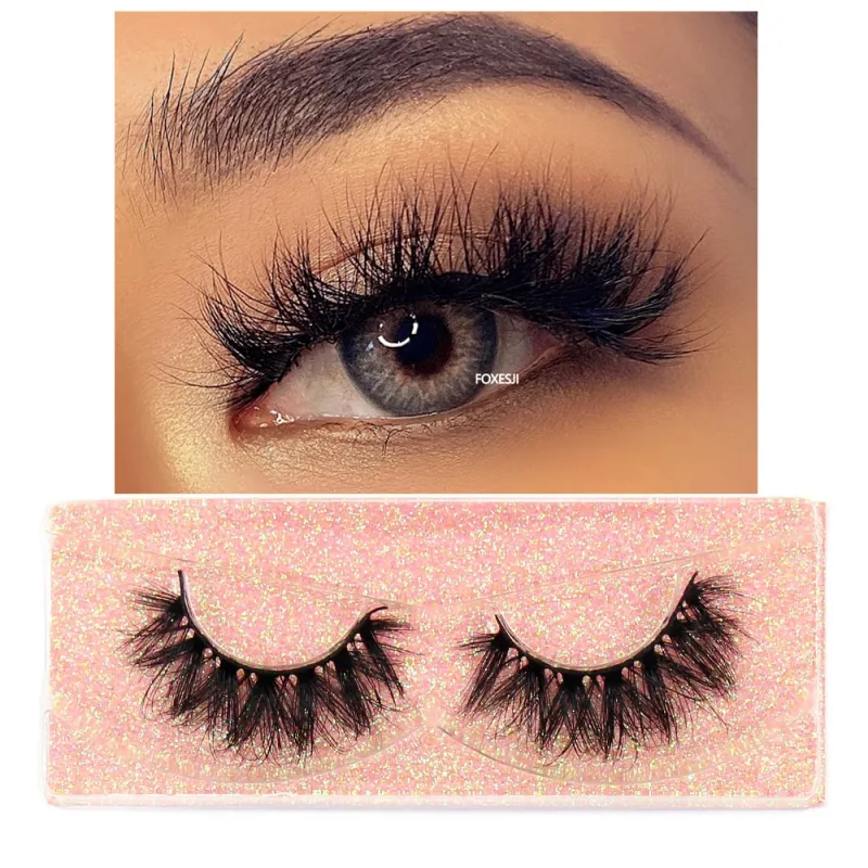 Makeup Eyelashes 3D Mink Eye Lashes Fluffy Soft Wispy Natural Lashes Extension Reusable Strip Fake Lashes Mink Eyelashes
