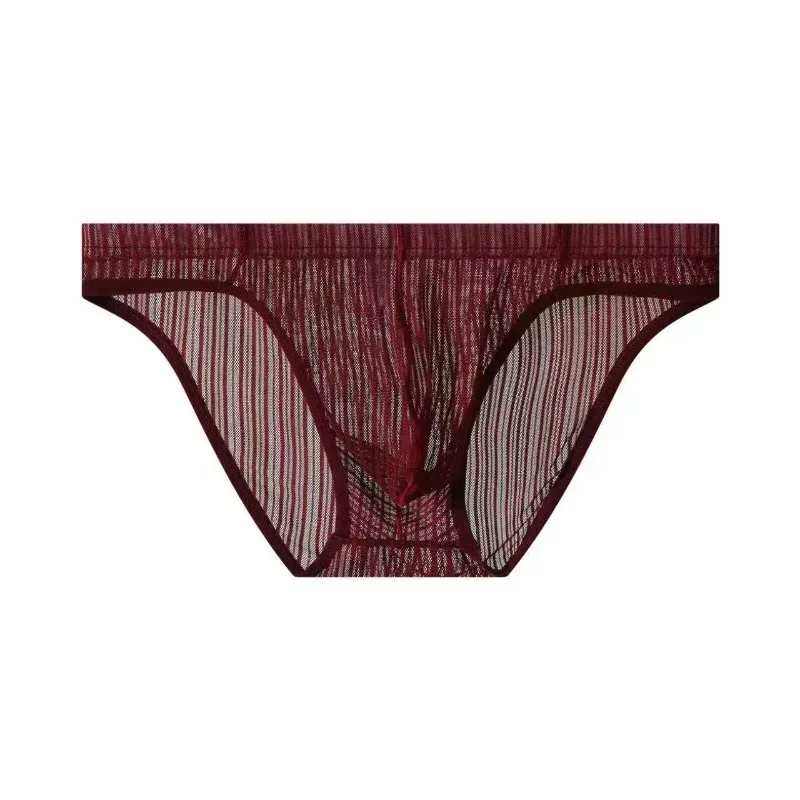 Transparent Underwear for Men See Through Briefs Bulge Pouch Underpants Soft Undies Male See Through Panty Ultra Thin Lingerie