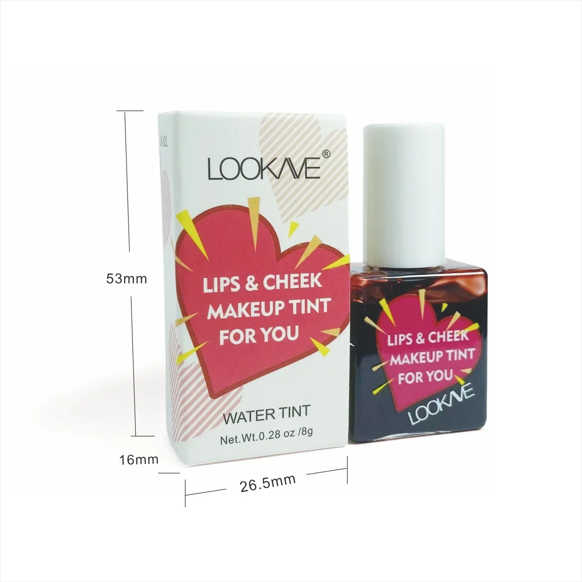 Lip Cheek Water Tint Matte Lip Stain Ενυδατικό Fruit Liquid Lipstick Blush 6 Χρώμα Lip Gloss Αδιάβροχα Καλλυντικά μακράς διαρκείας