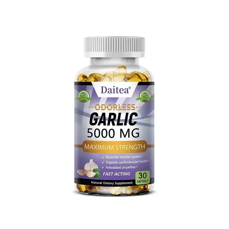 Fokhagyma kivonat kapszula 5000mg Balance Koleszterin Segít immunitás Szív egészség Méregtelenítés Tisztítás