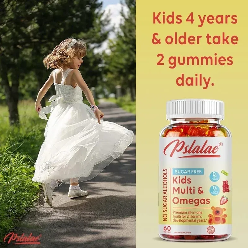 Kids Multivitamins Gummies - Ενισχύει το ανοσοποιητικό Προωθεί την υγιή ανάπτυξη του εγκεφάλου και του σώματος Παρέχει ενέργεια