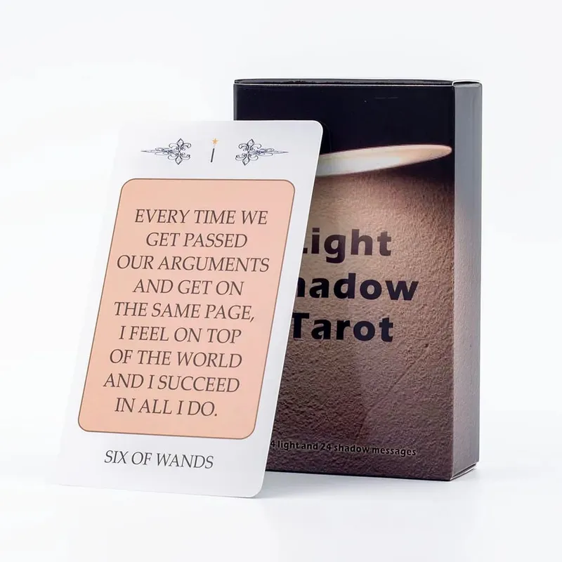 Divine Celestial Tarot Cards 78 Card Deck 10,4*6,1CM for Mantelling Gathering and Divination Επιτραπέζιο παιχνίδι